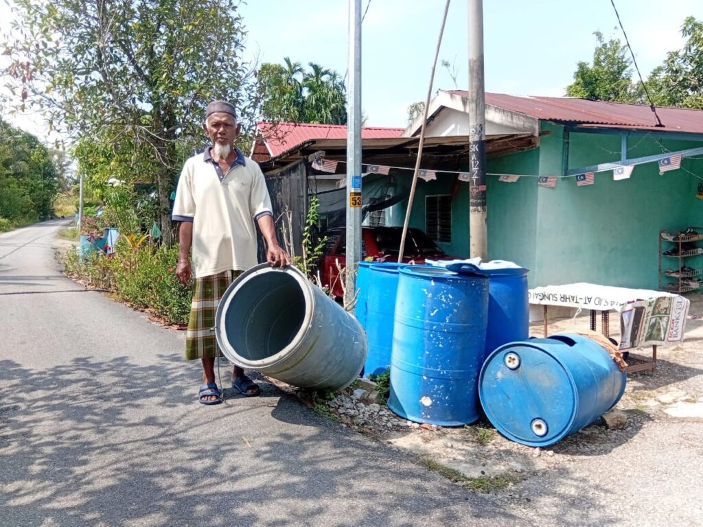 Bekalan air terputus, ganggu kehidupan di tiga kampung