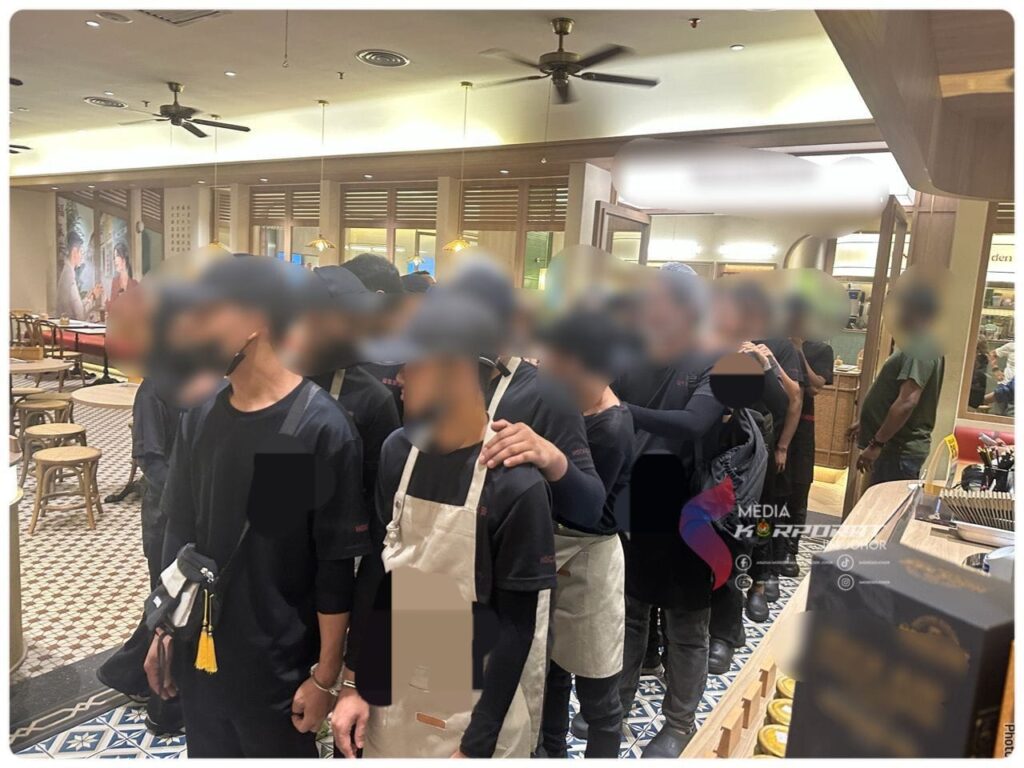 39 warga asing ditahan bekerja sebagai pelayan, tukang masak