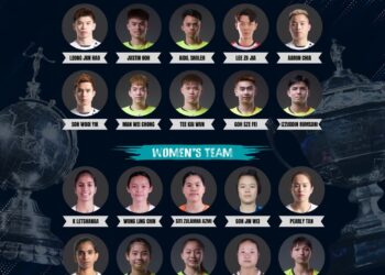 BARISAN skuad Piala Thomas dan Uber 2026 yang akan berlangsung di Horsens, Denmark pada 24 April hingga 3 Mei ini.