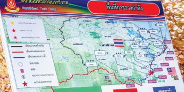 KERAJAAN Thailand akan membina pagar keselamatan di Narathiwat yang bersempadan dengan Malaysia sepanjang 185 kilometer. – IHSAN ISOC4