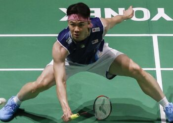 Lee Zii Jia mahukan kemenangan ke atas Jepun bagi memburu status sebagai juara kumpulan pada Piala Thomas di Horsens, Denmark, hari ini. - UTUSAN