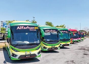 SEKTOR bas persiaran turut terjejas akibat kenaikan harga diesel dan merayu kerajaan mempertimbang pemberian subsidi diesel kepada sektor tersebut. - GAMBAR HIASAN