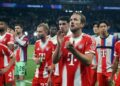 Penyerang Bayern Munich, Harry Kane tetap mendapat sokongan daripada peminat mereka walaupun tewas kepada Paris Saint-Germain (PSG) dalam aksi separuh akhir pertama Liga Juara-Juara di Parc des Princes, Paris, semalam. - AFP