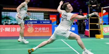 Aaron Chia-Soh Wooi Yik terkandas di peringkat suku akhir Kejohanan Badminton Asia (BAC) 2026, kelmarin.-IHSAN BAM