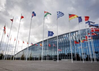 GAMBAR fail ibu pejabat NATO di Brussels, Belgium. - AFP