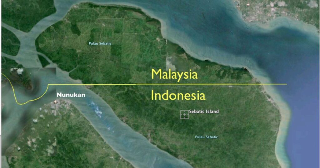 127 hektar tanah milik Indonesia selepas sempadan Malaysia ditetapkan