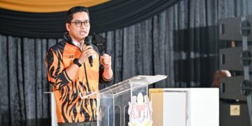 MENTERI Belia dan Sukan, Dr. Mohammed Taufiq Johari berucap ketika Majlis Pra Peluncuran Sambutan Hari Belia Negara 2026 peringkat kebangsaan di Bukit Jalil, hari ini.