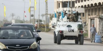 GAMBAR fail kenderaan berperisai UNIFIL di Lubnan. - AFP