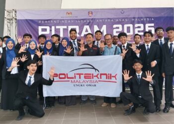 Politeknik Ungku Omar meraikan kejayan mereka selepas mencatat prestasi cemerlang dalam  PITRAM 2026.