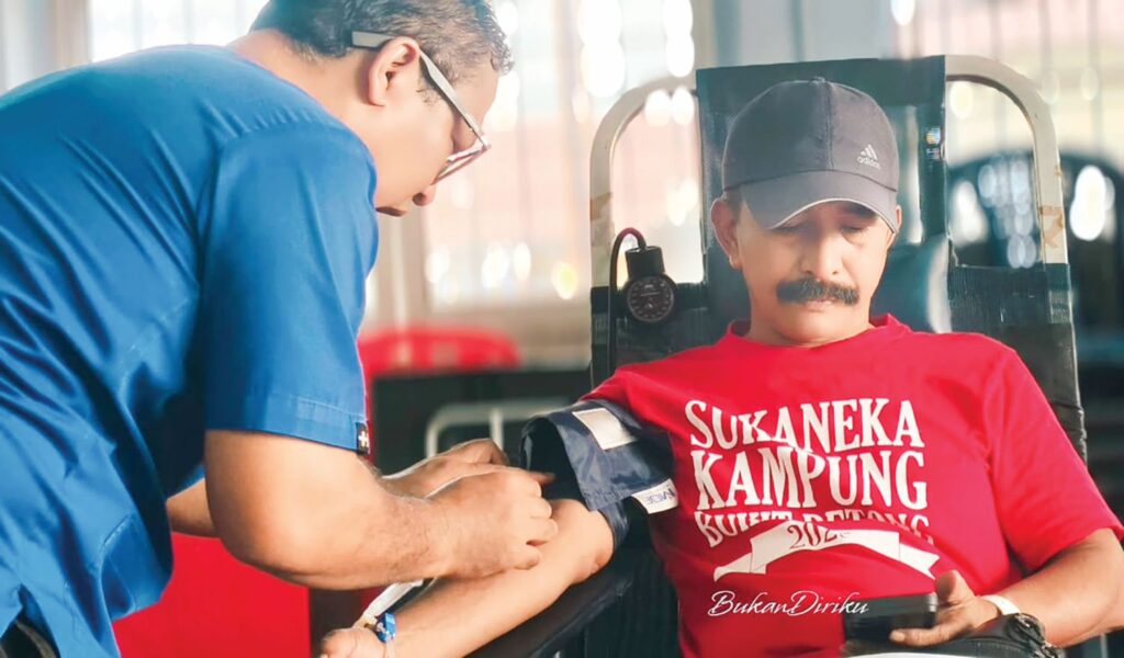 Ketua kampung 79 kali derma darah