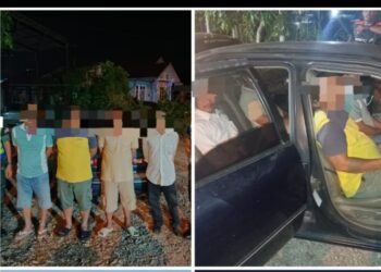 SEBAHAGIAN PATI yang ditahan PGA dalam operasi berasingan di Pengkalan Kubor dan Rantau Panjang, Kelantan kelmarin.