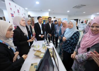 FUZIAH Salleh hadir pada Majlis Perasmian Penutup Program Usahawan Muda (PUM) Peringkat Kebangsaan 2026 di Dewan Canselor Tun Abdul Razak (DECTAR) UKM, Bangi, di sini hari ini. - UTUSAN/AMIR KHALID.