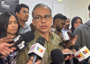 FAHMI Fadzil ketika sidang media selepas Simposium Seniman 2026 di Pusat Konvensyen MPAJ Taman Melawati, Kuala Lumpur.