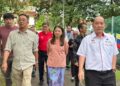 HANNAH Yeoh melakukan tinjauan di Taman Desa, Kuala Lumpur sempena pewartaan sebanyak 45 kawasan hijau dan lapang baharu hari ini.