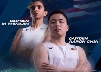 AARON Chia dan M.Thinaah bakal mengetuai cabaran negara di Piala Thomas dan Uber 2026-IHSAN BAM