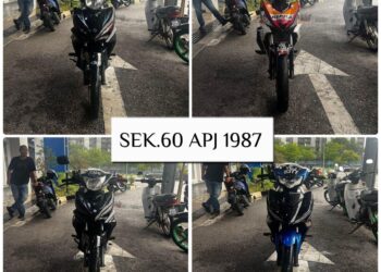 ANTARA, empat buah motosikal yang disita mengikut Seksyen 64, Akta Pengangkutan Jalan 1987  menerusi Op Motosikal (OSJ).