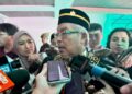 MK Ibrahim Abd.Rahman ketika ditemui pemberita selepas Istiadat Persidangan Pertama (Perasmian) Penggal Keempat DUN Negeri Sembilan Ke-15 hari ini.