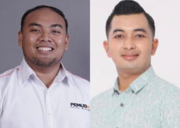 ABRAR Sadiq (kiri) dan Muhammad Zakwan Mustafa Kamal