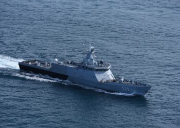 KD KERIS dari Skuadron LMS
ke-11 merupakan
perolehan pertama
kapal misi pesisir yang
berpangkalan di Kota
Kinabalu, Sabah.