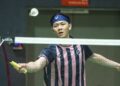 Lee Zii Jia berlatih bersama skuad badminton negara menjelang saingan Piala Thomas yang akan membuka tirai di Horsens, Denmark, esok. - UTUSAN/ISKANDAR ISHAK