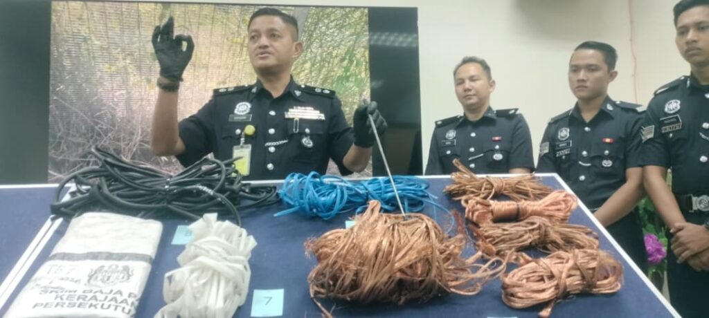 Polis tumpaskan kumpulan curi kabel ‘geng Daud’