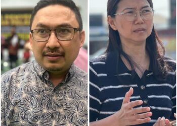 NOOR Amin Ahmad dan Gan Ay Ling.- UTUSAN