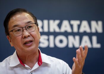 DOMINIC Lau Hoe Chai ketika ditemui Utusan Malaysia di Ibu Pejabat Gerakan di Menara PGRM, Kuala Lumpur.-UTUSAN/MUHAMAD IQBAL ROSLI