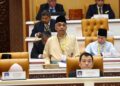 KHAIRUDIN Abu Hanipah ketika Sidang Dewan Undangan Negeri (DUN) Perak di Bangunan Perak Darul Ridzuan, di Ipoh hari ini.