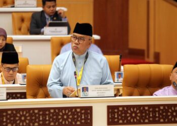 MOHD. Zolkafli Harun pada Sidang Dewan Undangan Negeri (DUN) Perak di Bangunan Perak Darul Ridzuan, di Ipoh hari ini.