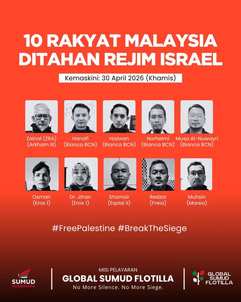 10 sukarelawan GSF 2.0 selamat tiba di Istanbul