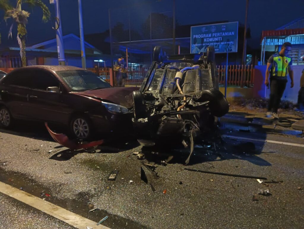 Kemalangan lima kereta bukan kes pemandu mabuk