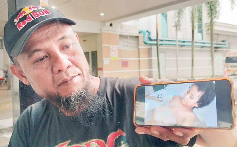 ‘Anak meraung sakit, hati saya sebak dan hiba’ ‘Anak meraung sakit, hati saya sebak dan hiba’