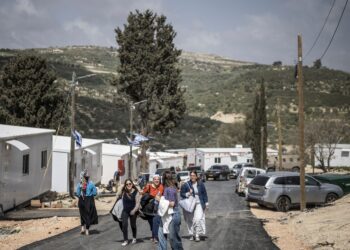 PENEMPATAN haram Sa-Nur dibuka semula di Tebing Barat. - AFP