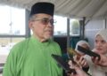 SHAHIDAN Kassim bercakap kepada pemberita pada Ijtimak Antarabangsa Perpaduan Ummah Kali Ke-5 dan Himpunan Alam Melayu 2026 di pekarangan Stadium Gong Badak, Kuala Nerus,Terengganu. -UTUSAN/PUQTRA HAIRRY