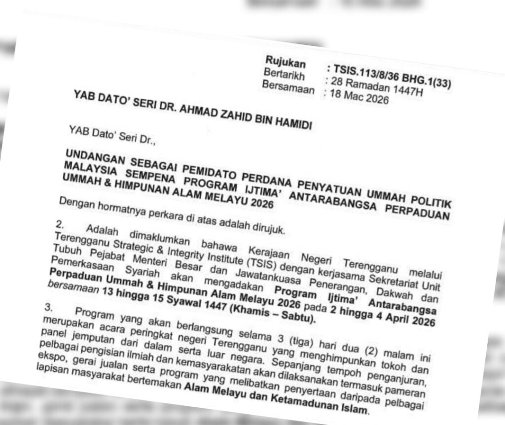 Jemputan Himpunan Alam Melayu: Minta hantar wakil pun tidak ada – Penganjur