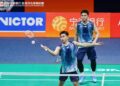 Sze Fei-Izzuddin tewas mengejut kepada beregu kurang ternama, Chaloempon Charoenkita-Warrapol Thongsa-ng pada pusingan pertama Kejohanan Badminton Asia di Ningbo, China, hari ini. - Ihsan BAM