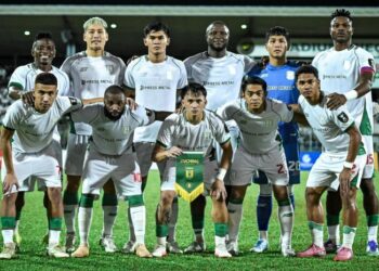 The Cats yang masih segar dengan kejayaan layak ke final Piala Malaysia akan berkunjung ke Brunei esok untuk menentang DPMM FC dalam saingan Liga Super di Stadium Negara Hassanal Bolkiah. - Ihsan Kuching City FC