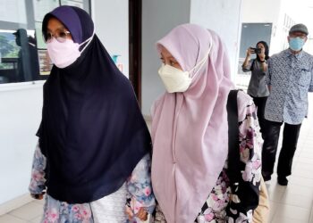 NURUL Asyikin Sutan Shahril hadir ke Kompleks Mahkamah Seremban hari ini bagi berdepan pertuduhan melakukan amang seksual fizikal dan bukan fizikal terhadap seorang pelajar lelaki berusia 14 tahun sejak tahun lalu.-UTUSAN/MOHD. SHAHJEHAN MAAMIN