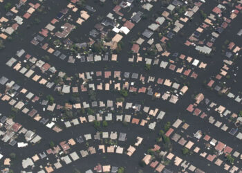 BANDAR New Orleans kemungkinan ditenggelami air laut. - Getty Images
