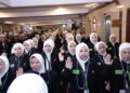 PETUGAS dalam dalam Majlis Perhimpunan Petugas Haji di Mekah, semalam.