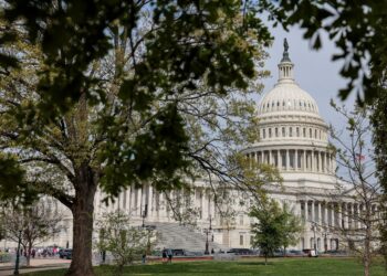 USUL menggantung gaji hanya terpakai kepada senator dan tidak memerlukan kelulusan daripada Dewan Perwakilan atau Presiden Donald Trump. - AFP