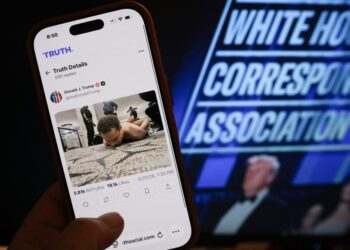 TRUMP Media & Technology Group (TMTG) melaporkan hasil pendapatan kurang daripada AS$1 juta bagi tempoh tiga bulan yang berakhir 31 Mac.- AFP