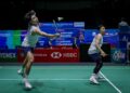 Gandingan No. 16 dunia, Arif Junaidi-Yap Roy King mengetepikan pasangan Taiwan, He Zhi Wei-Huang Jui Hsuan 21-19, 15-21, 21-11 dalam masa 48 minit pada pusingan pertama, hari ini. - UTUSAN/MUHAMAD IQBAL ROSLI