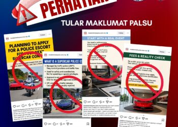 JSPT Bukit Aman menafikan dakwaan kononnya pihaknya menyediakan khidmat pengiring bagi konvoi kenderaan