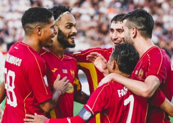 PEMAIN Selangor FC meraikan kejayaan mereka mara ke final ACC.-IHSAN SELANGOR FC