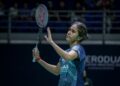 K. Letshanaa gagal meneruskan kemaraan selepas tewas kepada Hina Akechi pada suku akhir Malaysia Masters 2026 di Unifi Arena, Kuala Lumpur, hari ini. - UTUSAN/IQBAL ROSLI