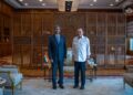 ANWAR Ibrahim menerima kunjungan hormat perpisahan Pesuruhjaya Tinggi India ke Malaysia, B.N. Reddy di Perdana Putra, Putrajaya. - PEJABAR PERDANA MENTERI