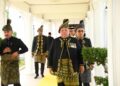 ABU Bakar Hamzah bersempena Ulang Tahun Keputeraan Raja Perlis Ke-83 di Istana Arau, Perlis hari ini.-UTUSAN
