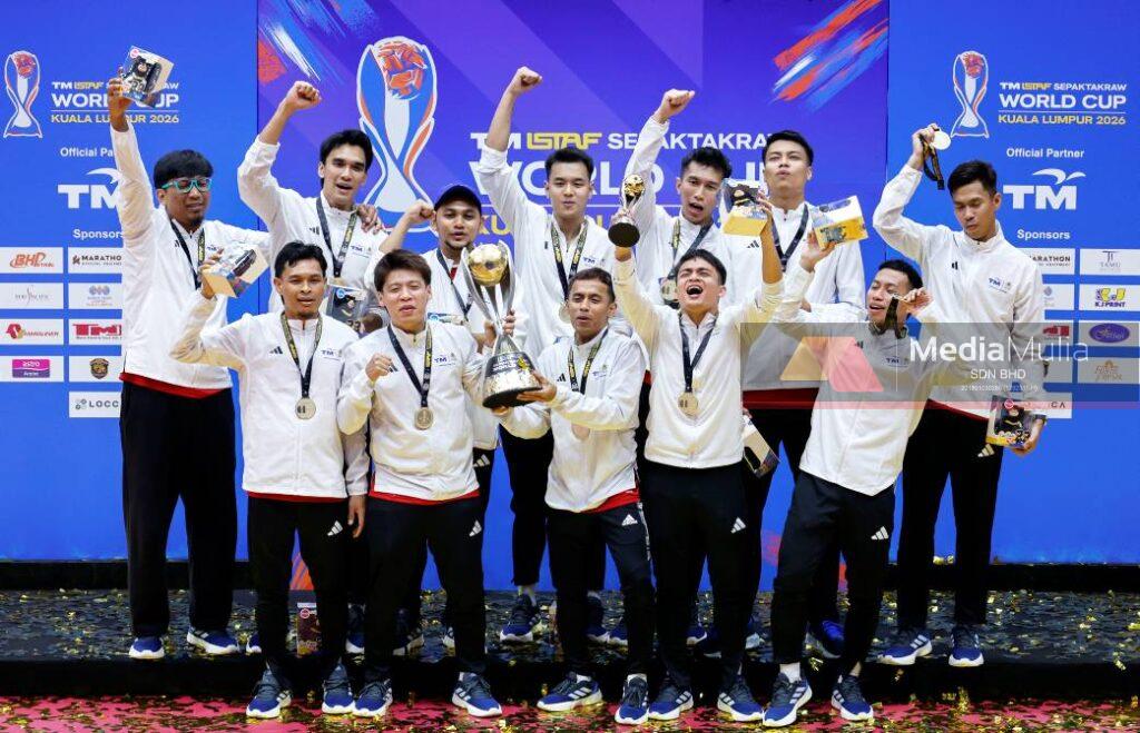 Pasukan takraw Malaysia masih yang terbaik