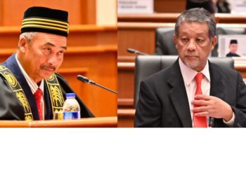ABDUL RAZAK KHAMIS (kiri) dan DZOWAHIR AB. GHANI